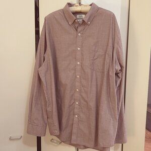 Croft & Barrow Mens XXL Light Purple Button-Down Shirt Long Sleeve Easy Care